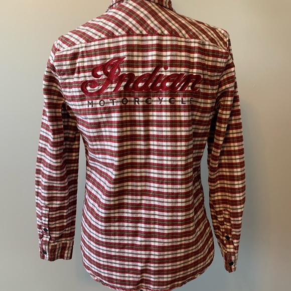 Indian motorcycle flannel shirt Clearance